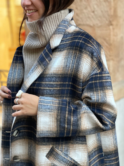 Col KOON 100% cachemire 6 fils couleur beige. Boutique Mademoiselle Louise - Melle Louise.