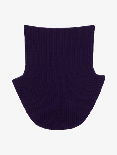 Col KOON 100% cachemire 6 fils couleur Purple . Boutique Mademoiselle Louise - Melle Louise.