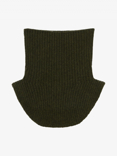 Col KOON 100% cachemire 6 fils couleur kaki. Boutique Mademoiselle Louise - Melle Louise.