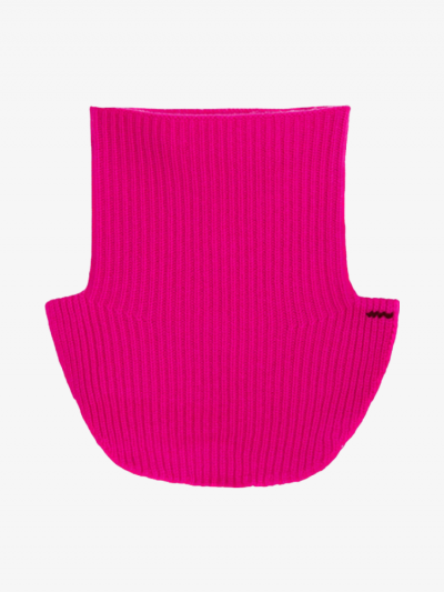 Col KOON 100% cachemire 6 fils couleur rose fluo. Boutique Mademoiselle Louise - Melle Louise.