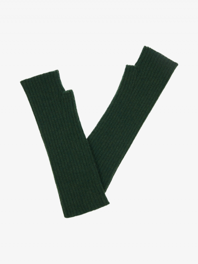 Mitaines KOON 100% cachemire 6 fils couleur sapin. Boutique Mademoiselle Louise - Melle Louise.