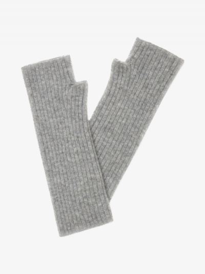 Mitaines KOON 100% cachemire 6 fils couleur gris. Boutique Mademoiselle Louise - Melle Louise.