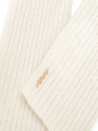 Mitaines KOON 100% cachemire 6 fils couleur écru. Boutique Mademoiselle Louise - Melle Louise. 2