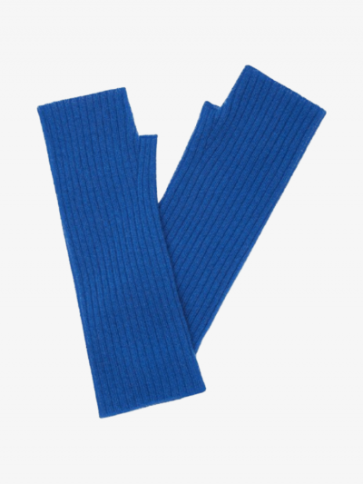 Mitaines KOON 100% cachemire 6 fils couleur bleu roi. Boutique Mademoiselle Louise - Melle Louise.