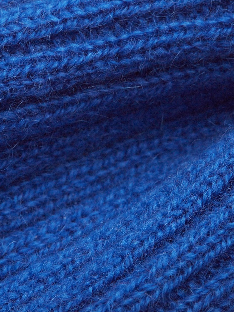 Mitaines KOON 100% cachemire 6 fils couleur bleu roi. Boutique Mademoiselle Louise - Melle Louise.