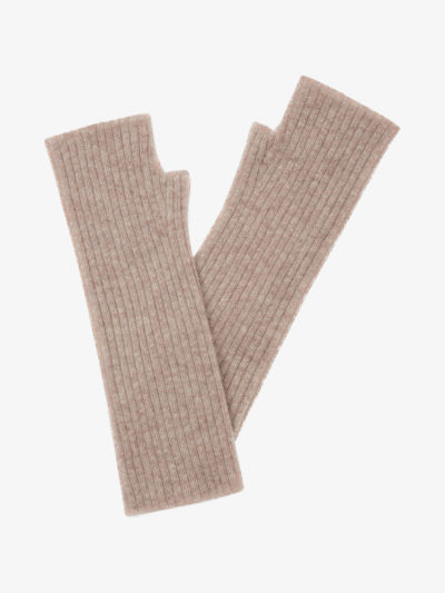 Mitaines KOON 100% cachemire 6 fils couleur beige. Boutique Mademoiselle Louise - Melle Louise.