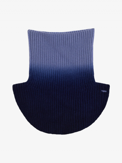 Col KOON 100% cachemire 6 fils couleur deep dye bleu. Boutique Mademoiselle Louise - Melle Louise.