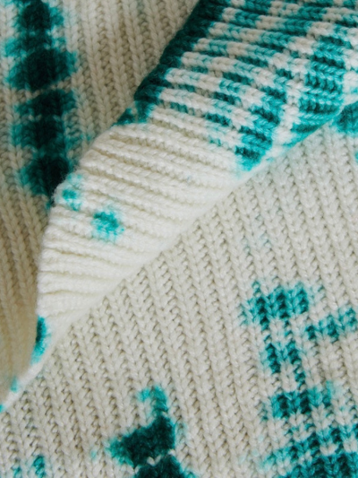 Col KOON 100% cachemire 6 fils couleur vert tie and dye. Boutique Mademoiselle Louise - Melle Louise.