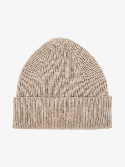 Bonnet KOON 100% cachemire 6 fils couleur beige. Boutique Mademoiselle Louise - Melle Louise.