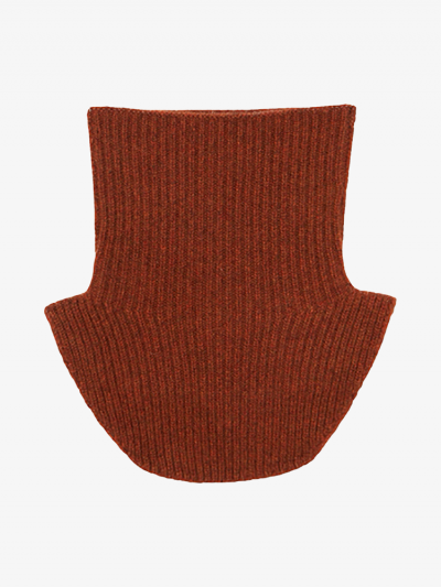 Col KOON 100% cachemire 6 fils couleur terracotta. Boutique Mademoiselle Louise - Melle Louise.