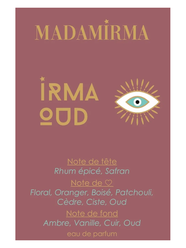 Eau de parfum IRMA OUD 100ml