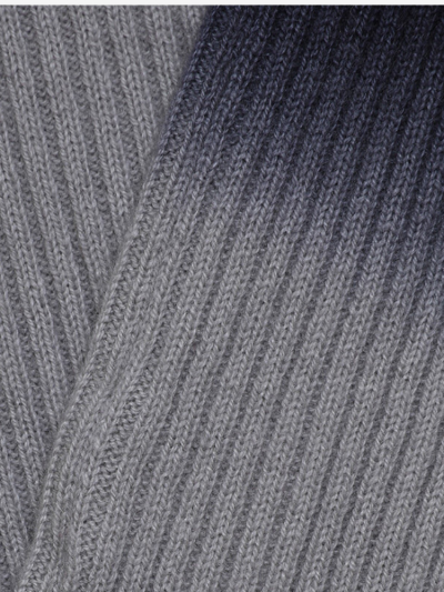 Mitaines KOON 100% cachemire 6 fils couleur deep dye ardoise. Boutique Mademoiselle Louise - Melle Louise. 2