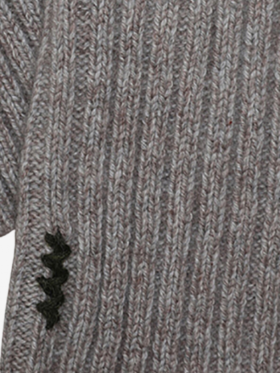 Mitaines KOON 100% cachemire 12 fils couleur beige X Veronica Loubry. Boutique Mademoiselle Louise - Melle Louise.