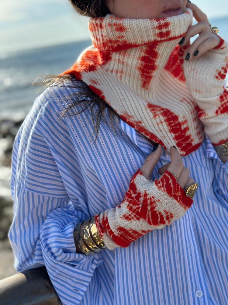 Col KOON orange TIE AND DYE