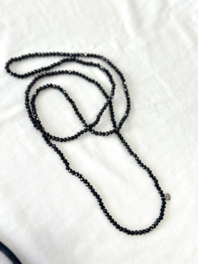 Collier et bracelet SUMMER noir
