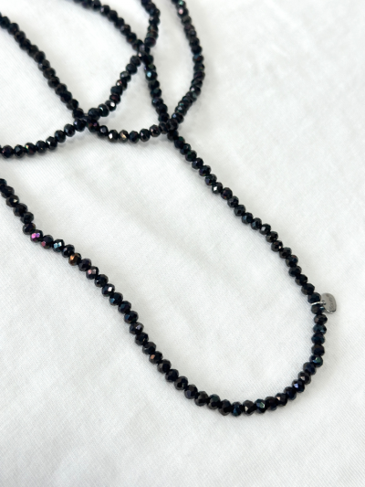 Collier et bracelet SUMMER noir