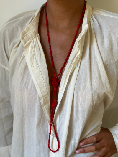 Collier SUMMER rouge