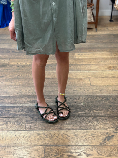 Sandales TOE JOE kaki