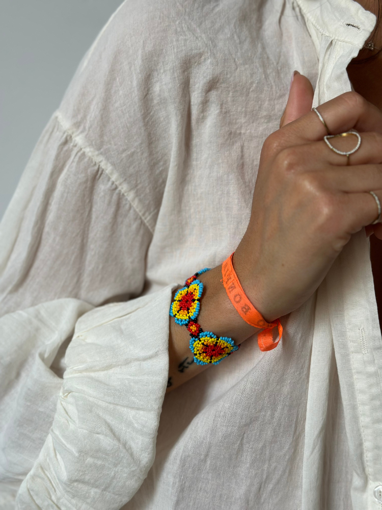 Bracelet MAYA fleur turquoise