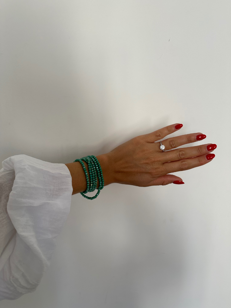 Collier et bracelet SUMMER turquoise