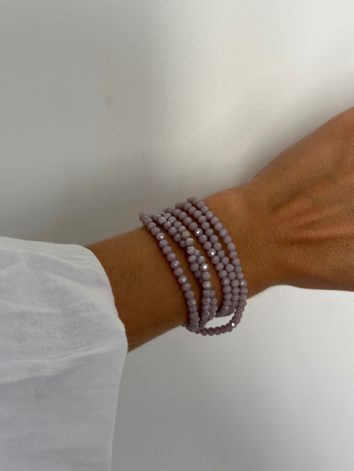 Collier et bracelet SUMMER parme