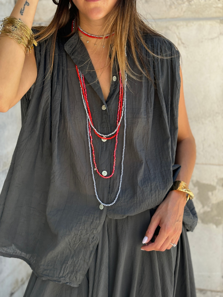 Collier et bracelet SUMMER corail