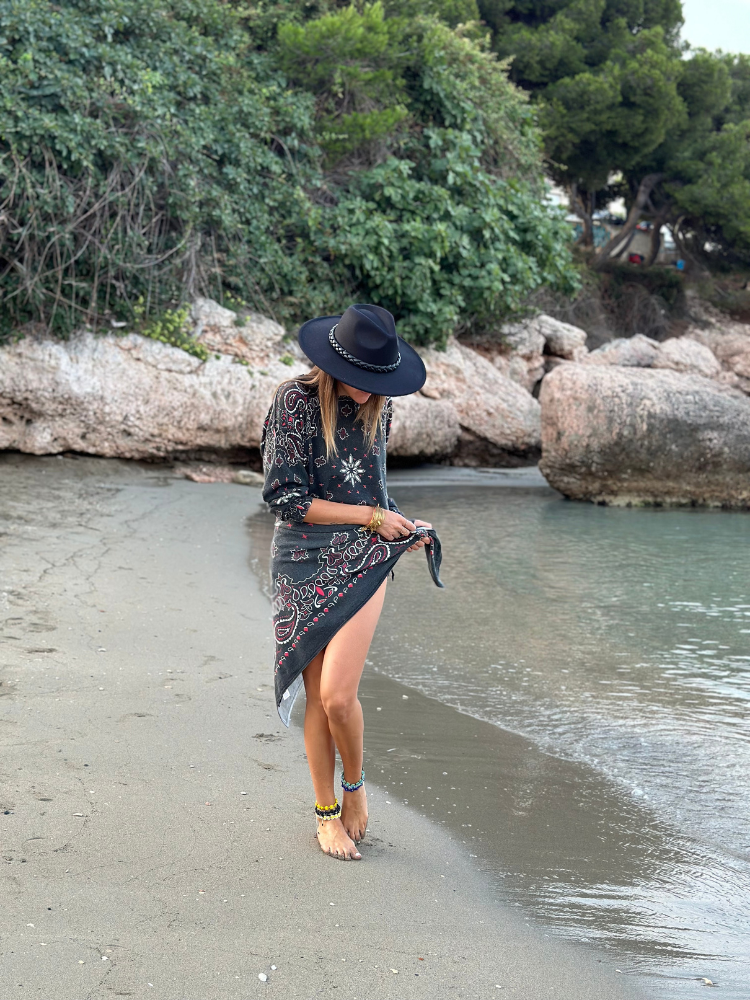 Foulard ELYA carbone