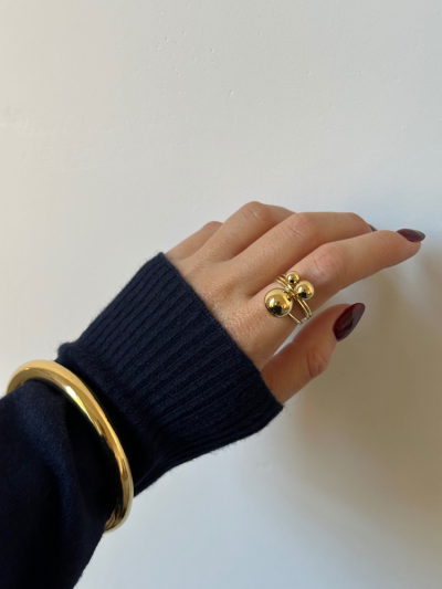 Bague SYLVIA doré 2