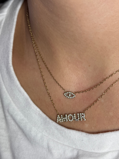 Collier AMOUR doré 2