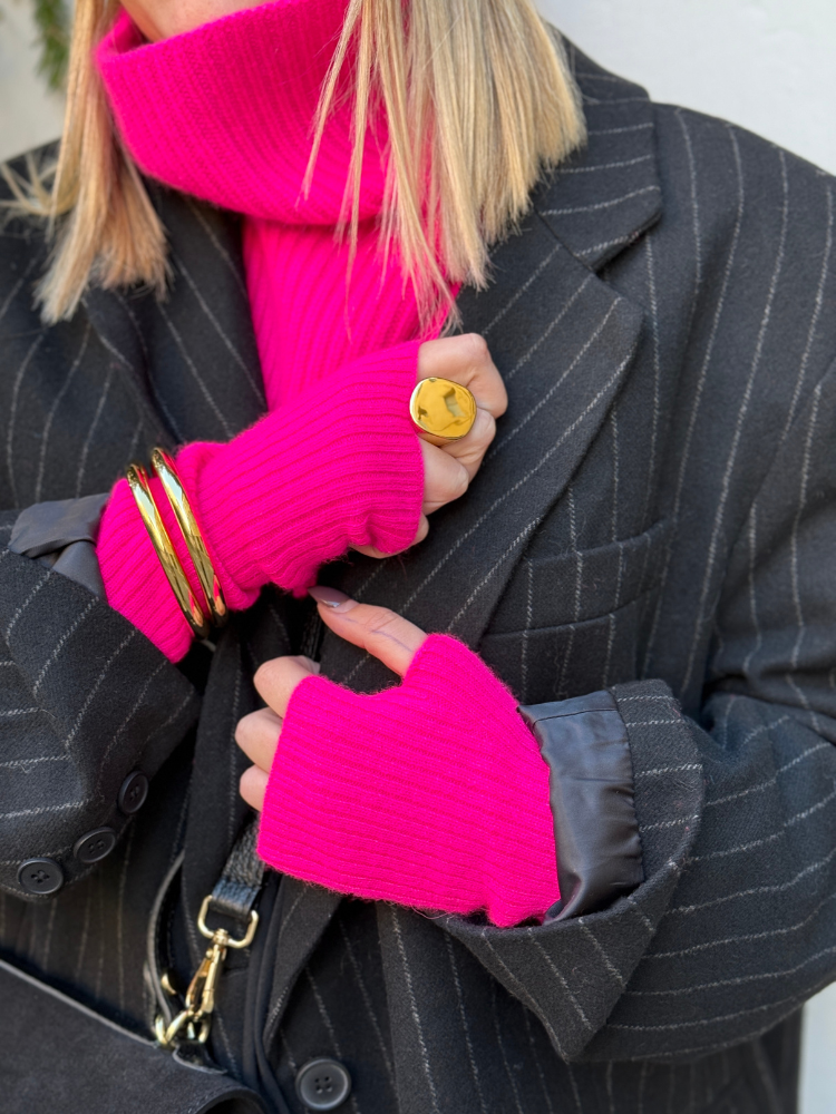 Mitaines KOON rose fluo