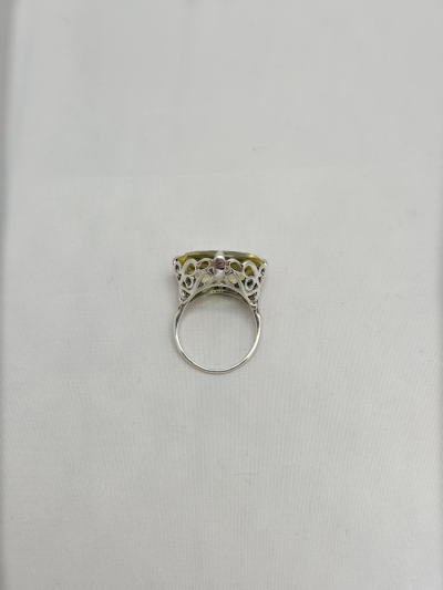 Bague CAMILLE quartz citron