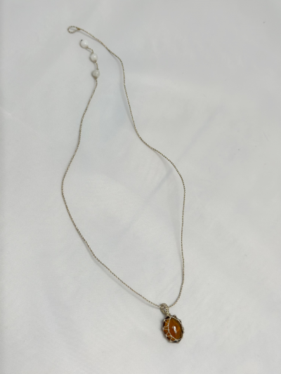 Pendentif SUGAR quartz miel