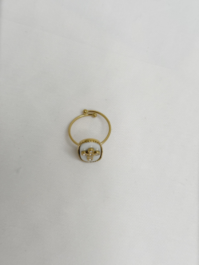 Bague PURE jade blanc