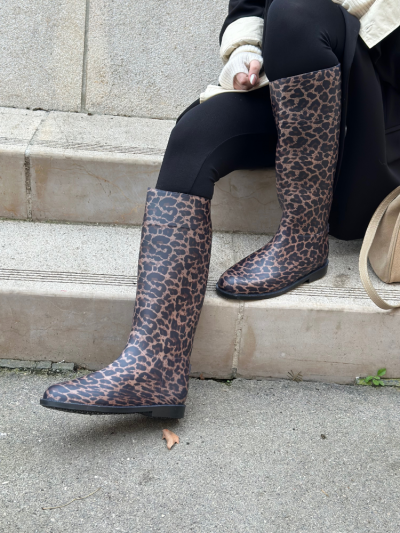 Bottes ALEXIA léopard
