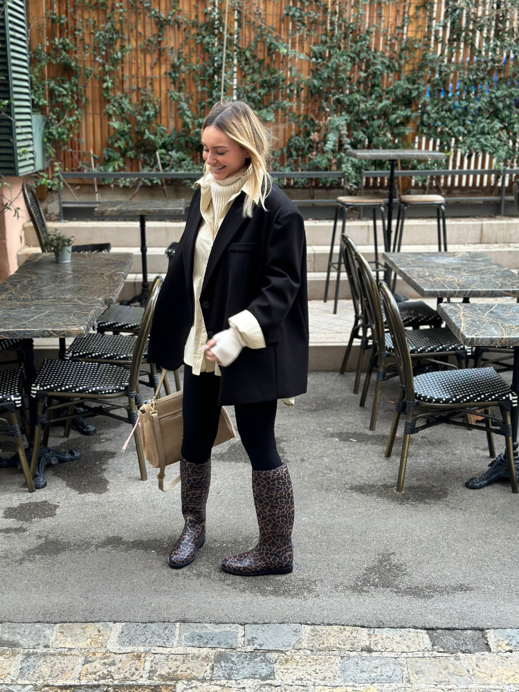 Bottes ALEXIA léopard