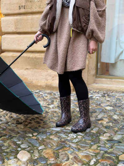 Bottes CLAUDIA léopard