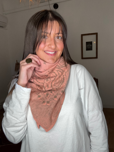 Foulard ELYA litchi 2