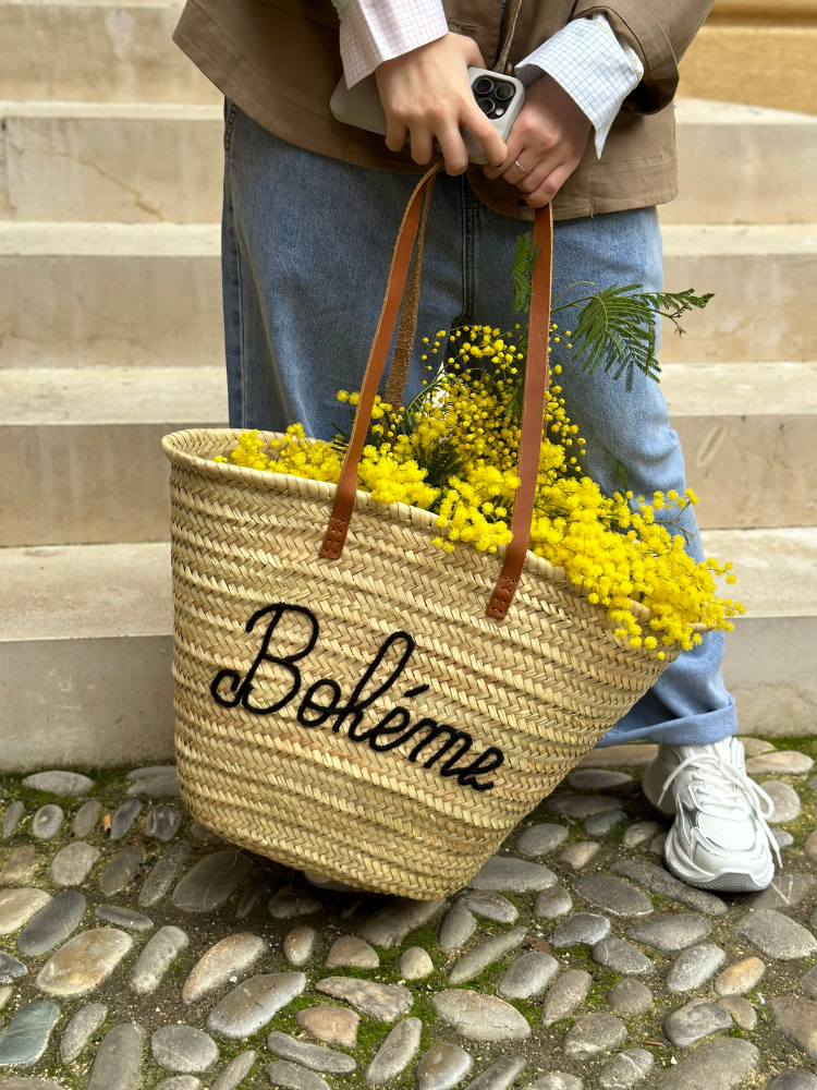 Panier BOHEME noir