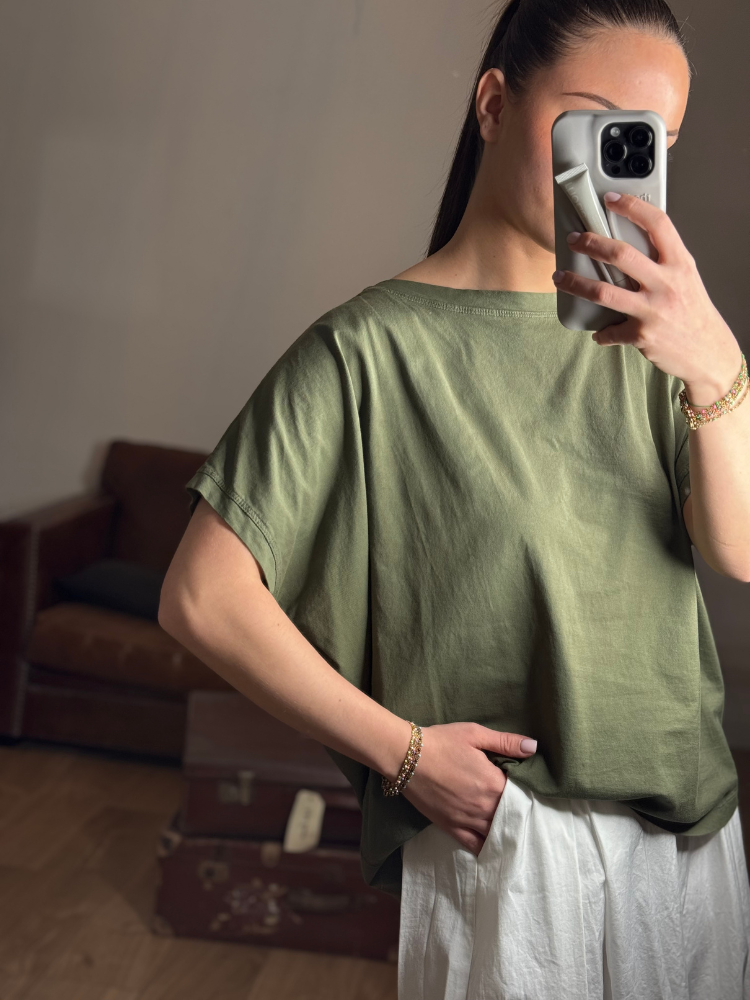 T-shirt NINE kaki