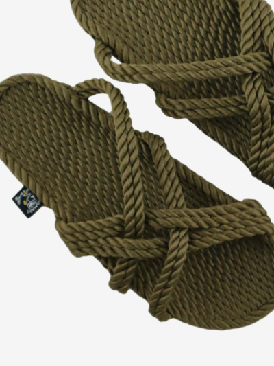 Sandales SLIP ON kaki