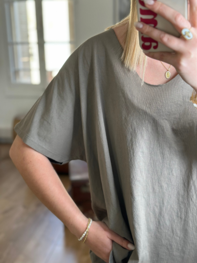 T-shirt TILLY taupe