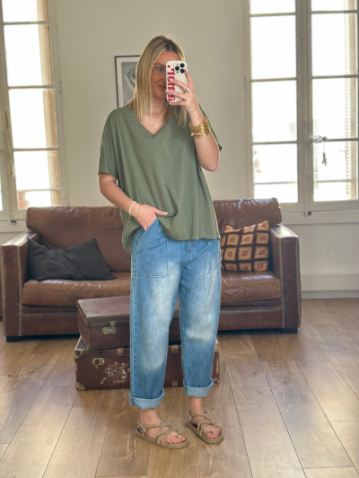 T-shirt TILLY kaki 2