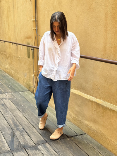 Chemise FLORA blanc 2