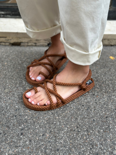 Sandales TOE JOE café