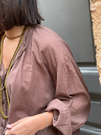 Chemise JOHANA chocolat