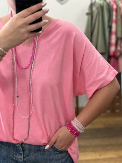 T-shirt TILLY rose clair