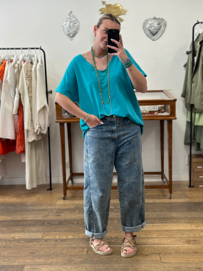 T-shirt TILLY turquoise 2