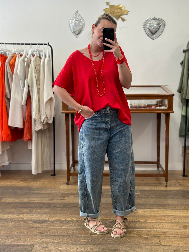 T-shirt TILLY rouge