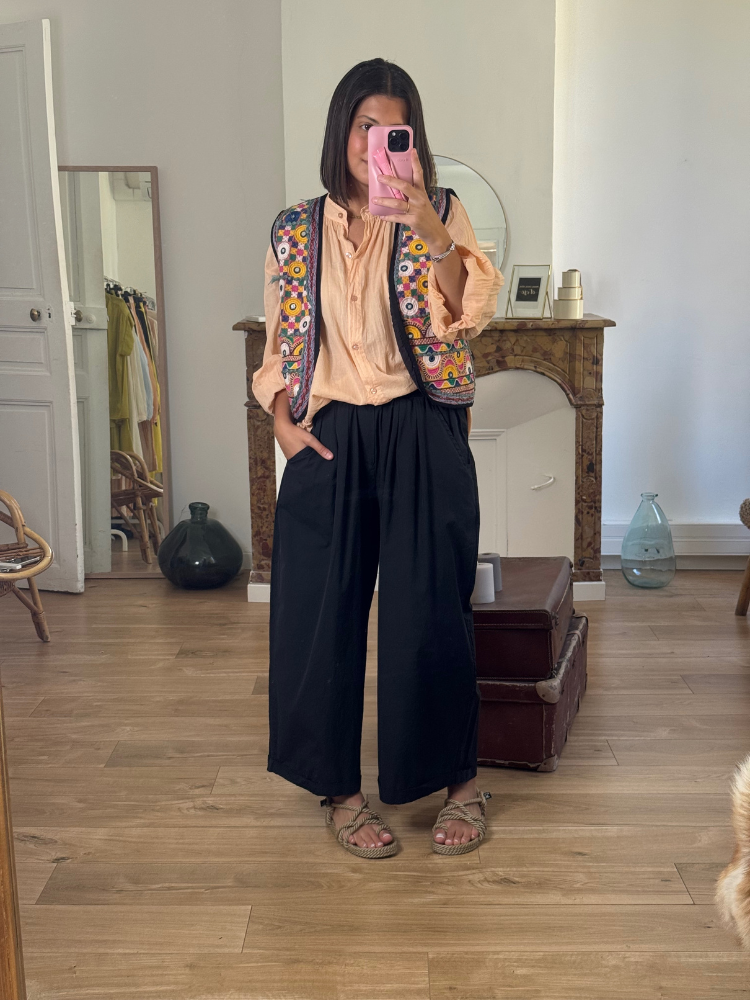 Chemise JOHANA abricot