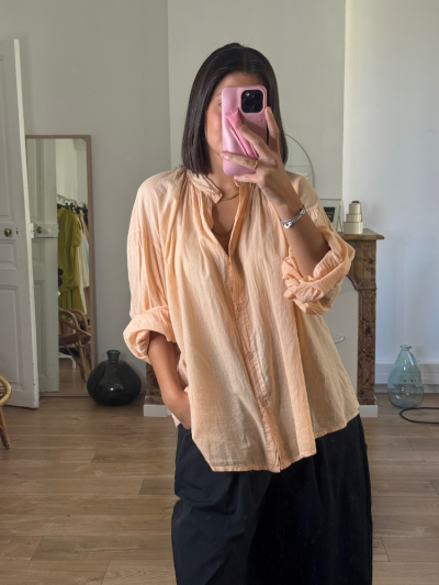 Chemise JOHANA abricot